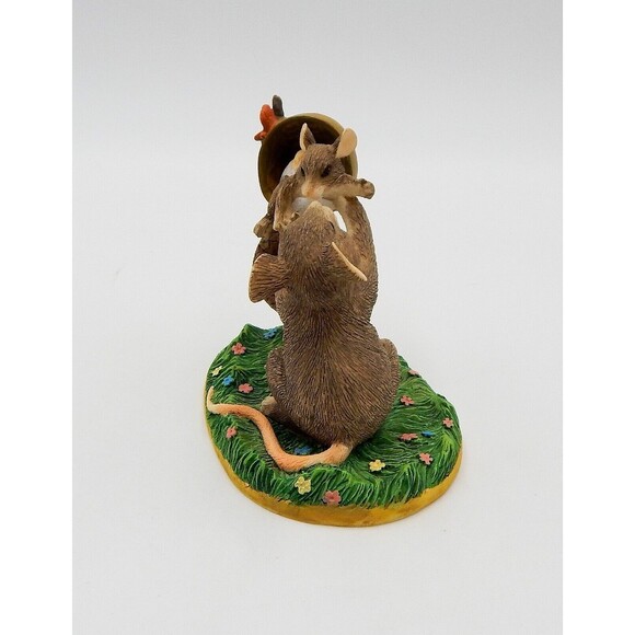 Charming Tails "New Arrival" 97/717 Fitz & Floyd Mice Figurine Baby in Mailbox - Picture 2 of 8